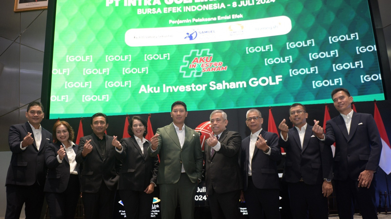 PT Intra Golflink Resort Tbk Officially Listed on the Stock Exchange, Shares of Tommy Soeharto's Son's Company Soar Up to 35 Percent