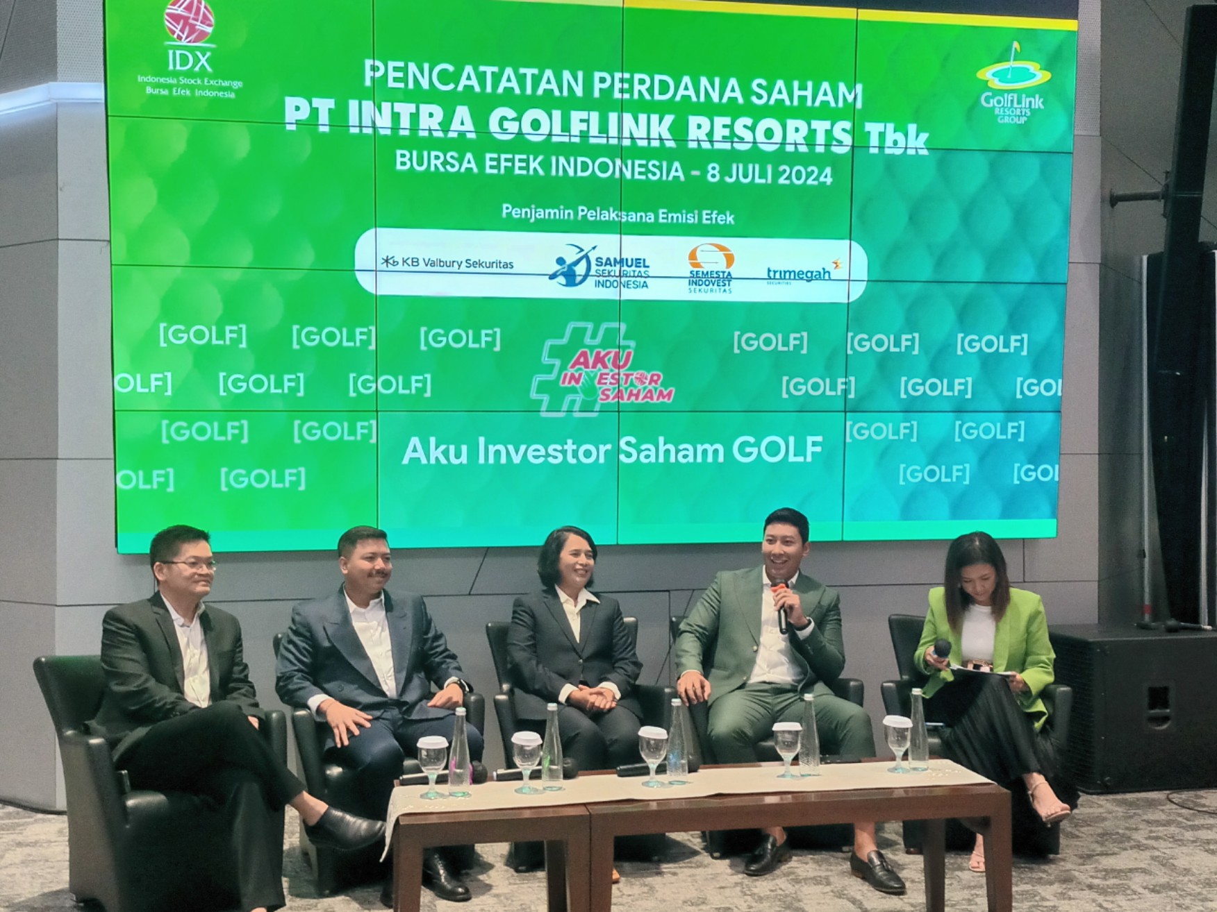 GOLF Resmi Melantai di Pasar Modal